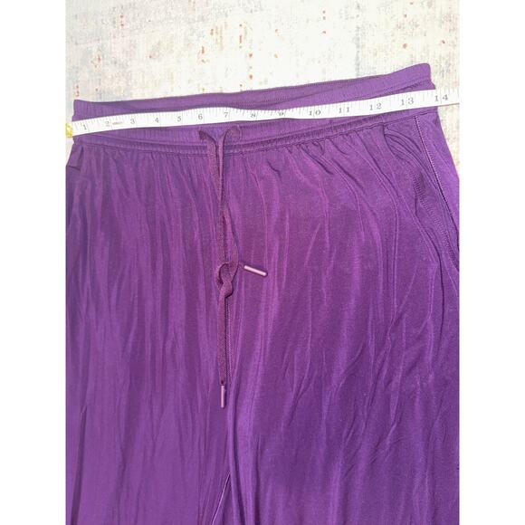 Lululemon Modal High-Rise Wide-Leg Lounge Pant Size 8 Dramatic Magenta - Picture 7 of 10